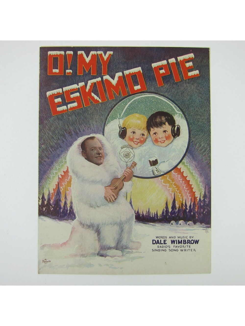 O My Eskimo Pie Sheet Music Dale Wimbrow Ice Cream Advertising Vintage 1930 RARE